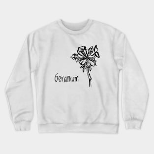 Geranium flower Crewneck Sweatshirt